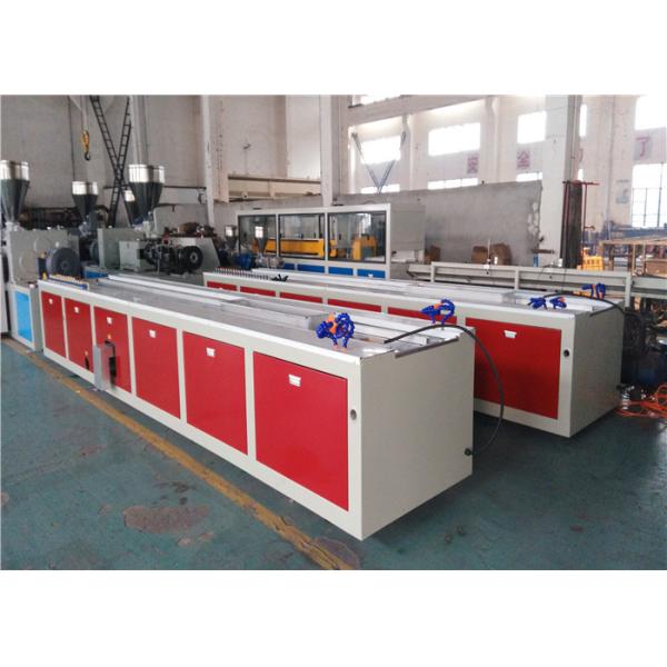 Architectural WPC Profile Extrusion Line 240MM Product Size 37KW Motor Power