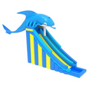China Commericial Activities Kids Inflatable Water Slide Long Dolphin Safe Nontoxic wholesale