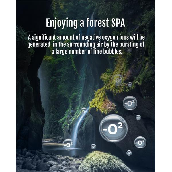 2025 High Flow Micro Nano Bubble Nozzle Generator for Shower Head with Water Oxygenation