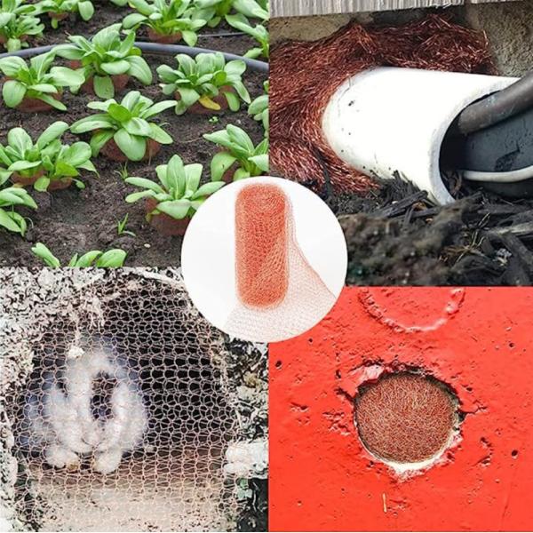 15mm Snails Copper Wire Rodent Mesh Waterproof Rodent Proof Wire Mesh Roll