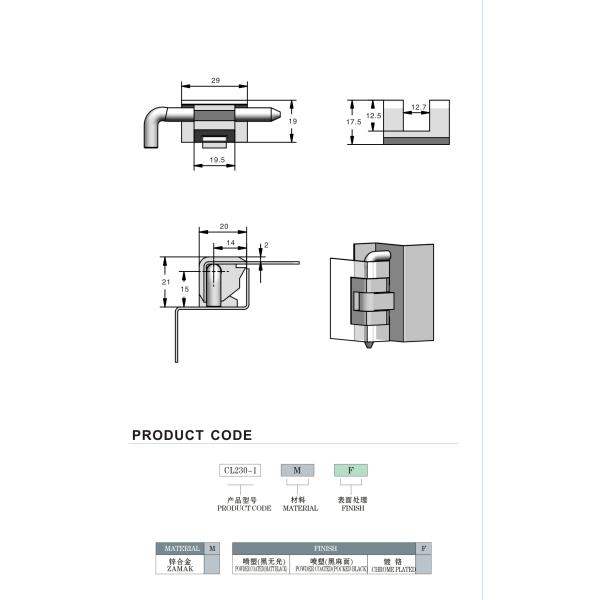 ISO Latch Zinc Alloy Hinges Bright Chrome Metal Window Hinges
