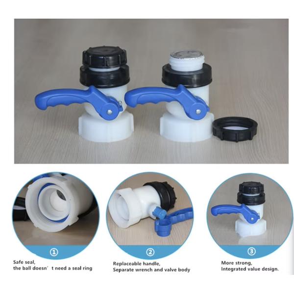 OEM Plastic IBC Tank Agitators Chemical Tote Mixer 300 Gallon For Liquid Stortage