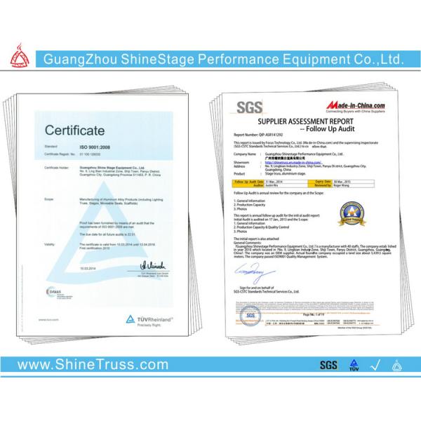 4x8ft aluminum smart truss stage
