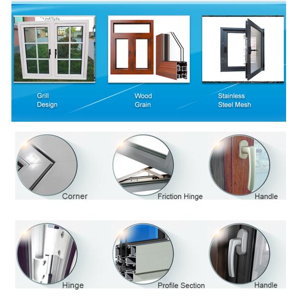 KDSBuilding Tempered Double Glass Competitive Price Aluminum Alloy Casement Window Manufacturer