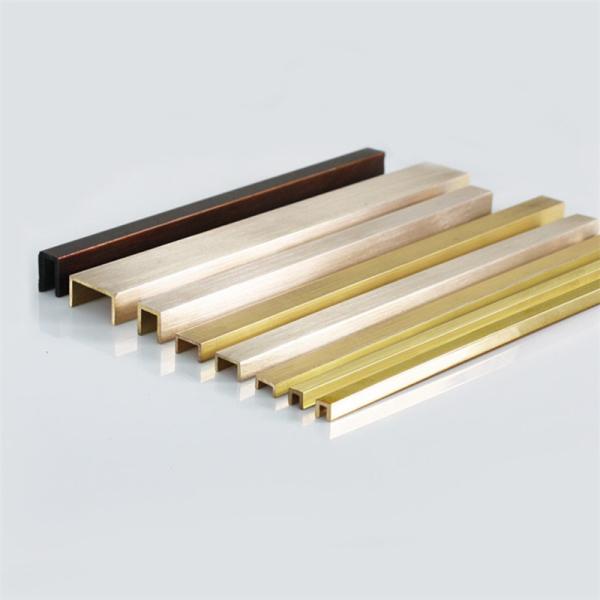 2.7m Brass Tile Edge Trim Tile Decoration Concor Finishing Strips Bronze Retro