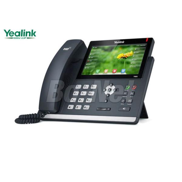 Gigabit Interface Cisco Voip Phone System Yealink SIP-T48S 7 Inch Touch Screen