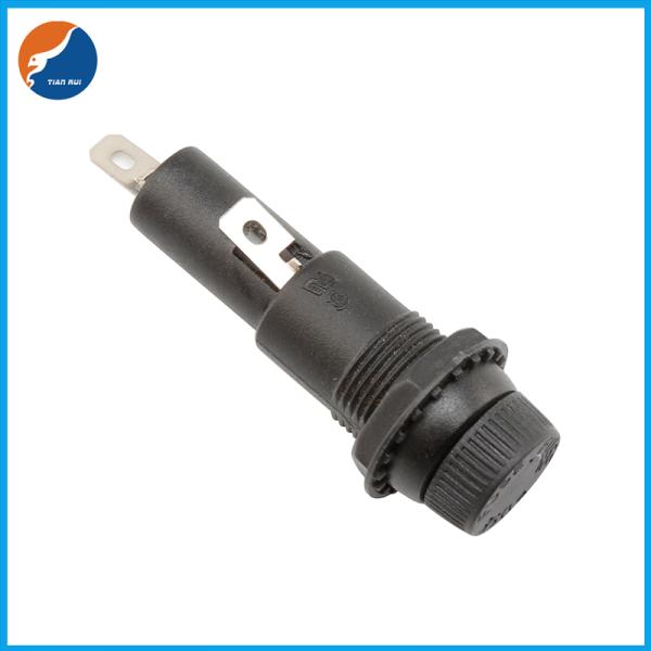 6x30mm 15A 250V AC Bayonet Panel Mount Glass Tube Fuse Holder