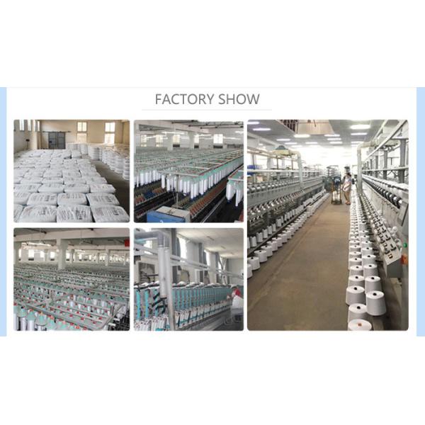 50S /2 60s/2 Double Twist Sewing Material Spun Raw White Yarn In 100% Polyester Staple Fiber