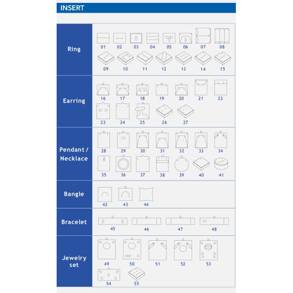 Standing Blue Jewelry Earring Gift Boxes Luxury Jewelry Box With Satin Ribbon