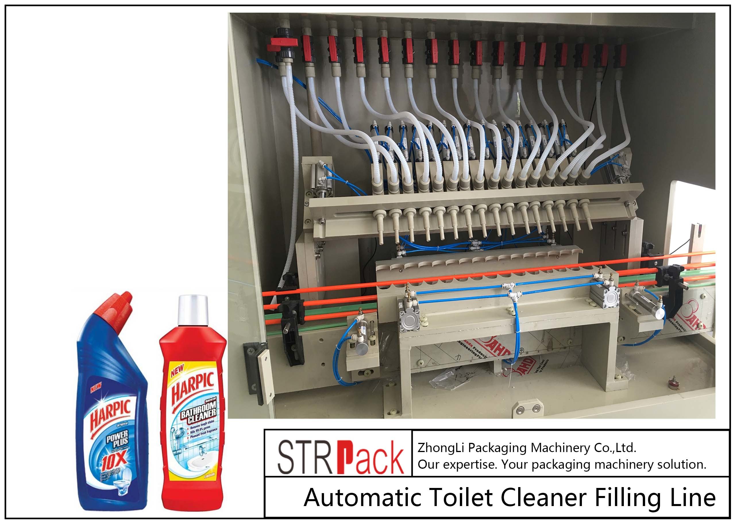 Compact Toilet Cleaner Filling Machine Liquid Detergent Filling Machine High