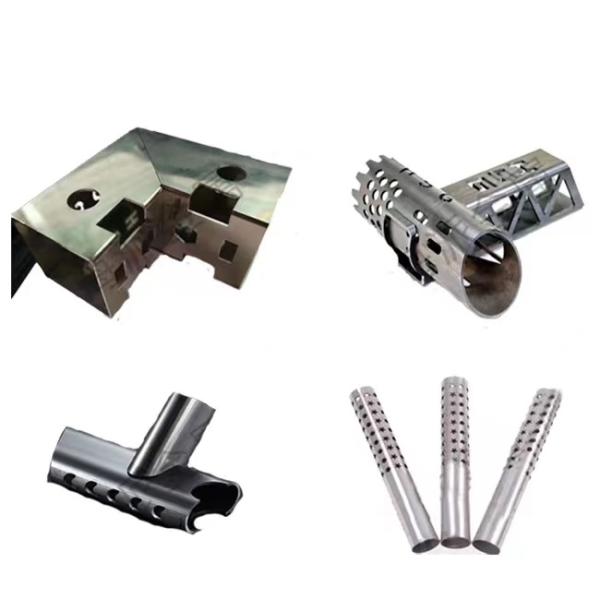 500mm Round CNC Tube Laser Cutting Metal Square Tube Fabrication