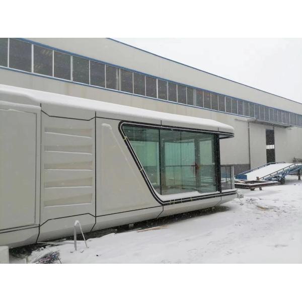 Prefabricated Modular Residential Spacecraft Model Trade Space Galvanized Steel Structure Integrated Frame Luxury Residential Spacecraft.