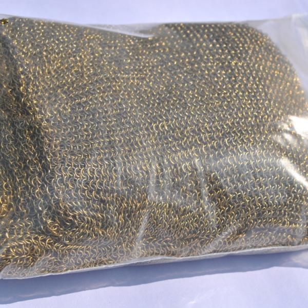 Beautiful Gold Ring Decorative Wire Mesh 1.0mm Diameter