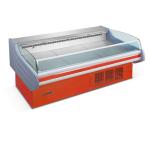 Butchery Meat Fish Chiller Display Showcase Large Capacity Energy Saving