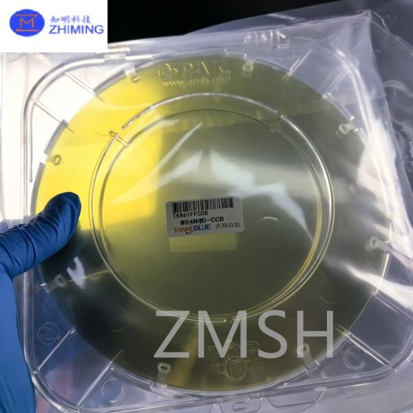 8inch SiC Silicon Carbide Wafer 4H-N Type P/D/R Grade Mohs.9 Multiple Applications Customization