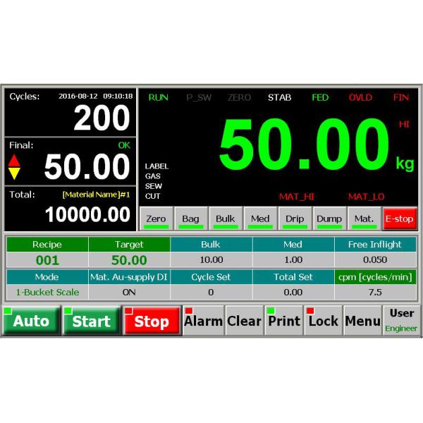 Single Scale Loss In Weight Packing Controller, Weight Indicator For Rice Wheat Coffee Sugar Packaging Machine