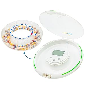 Portable Multifunctional Timing Alarm Clock Intelligent Electronic Medicine Box For Elderly Pill Storage Cases Reminder Feature