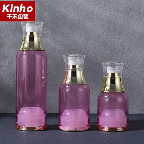 China 40ml 60ml 130ml Cosmetic AS Airless Bottle Vacuum Pump Cylindrical Bottle Lotion Bottle Face Cream wholesale