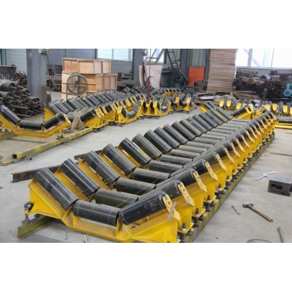Steel Flat Return Carrier Impact Iso Belt Conveyor Roller Naked Painting