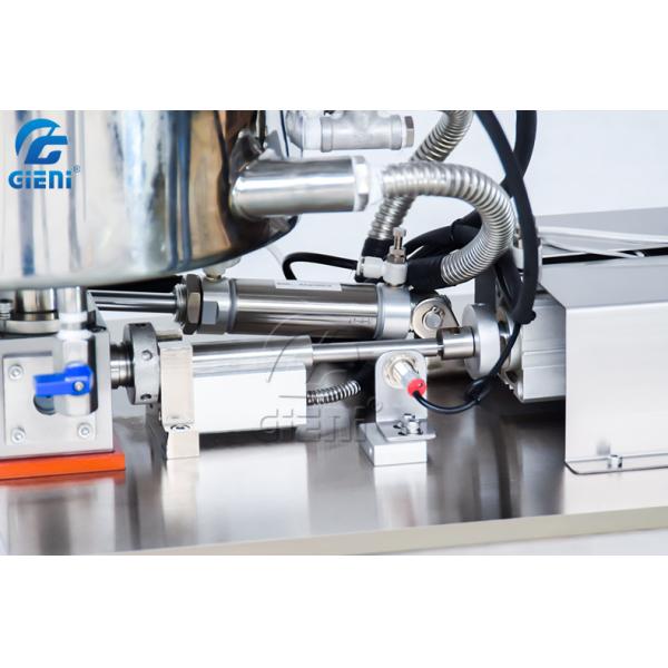 Table Type Mascara Cosmetic Filling Machine Single Nozzle 15L Heating Tank