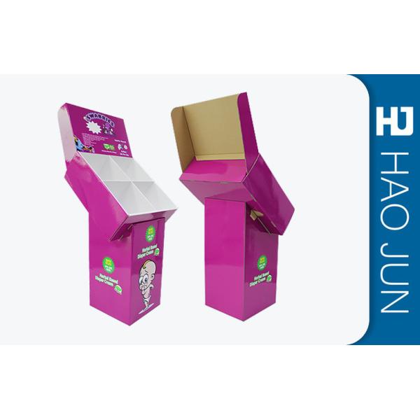 Shop Stand Up Cardboard Display Units , Cardboard Merchandising Displays