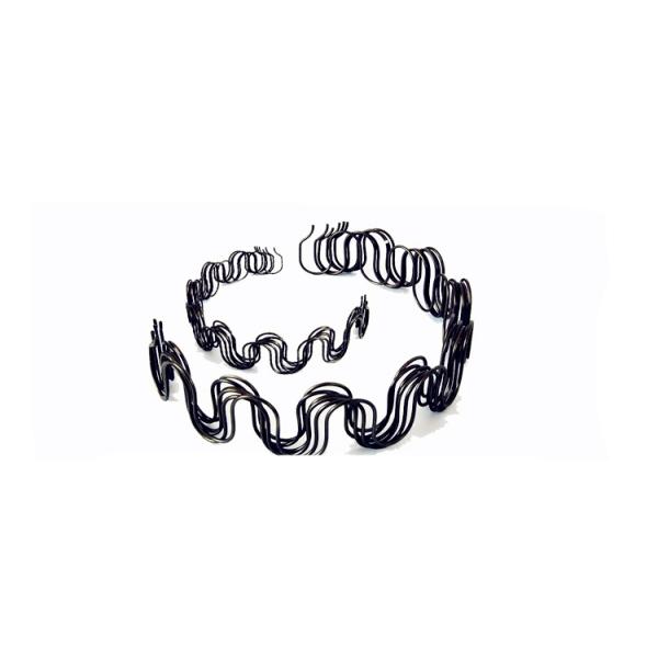 Anti Rust Zig Zag Sofa Springs Black / Silver / Golden Color High Carbon Steel Wire