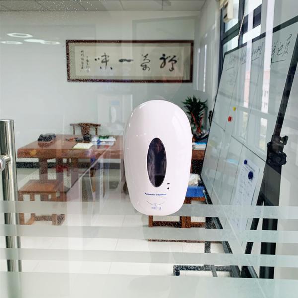 Movable ABS 1000ml Touchless Soap Dispenser Stand AA Battery