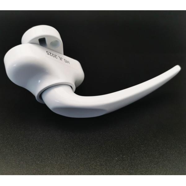 Double Side Aluminum Door Window Handles Black Or White Sliding Lever Lock