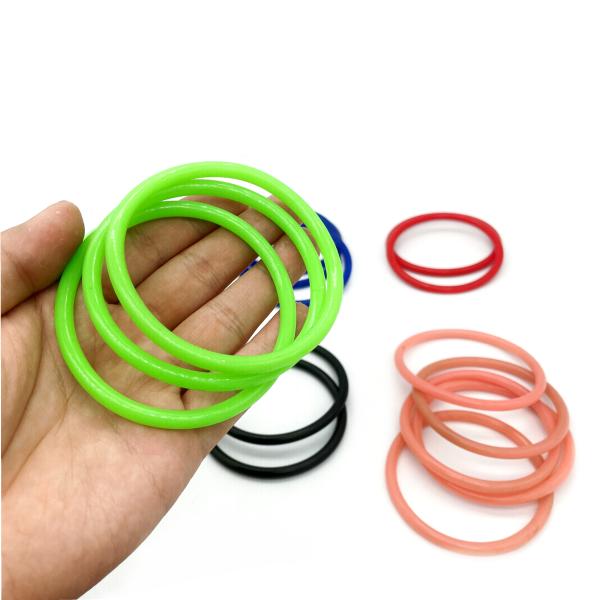 Factory Low Rate Rubber Seals 60 Shore A Colored Silicone Rubber O Rings
