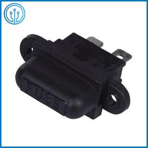 China 30A Tin Brass PCB Mount Fuse Holder PA66 12v Blade Fuse Holder wholesale