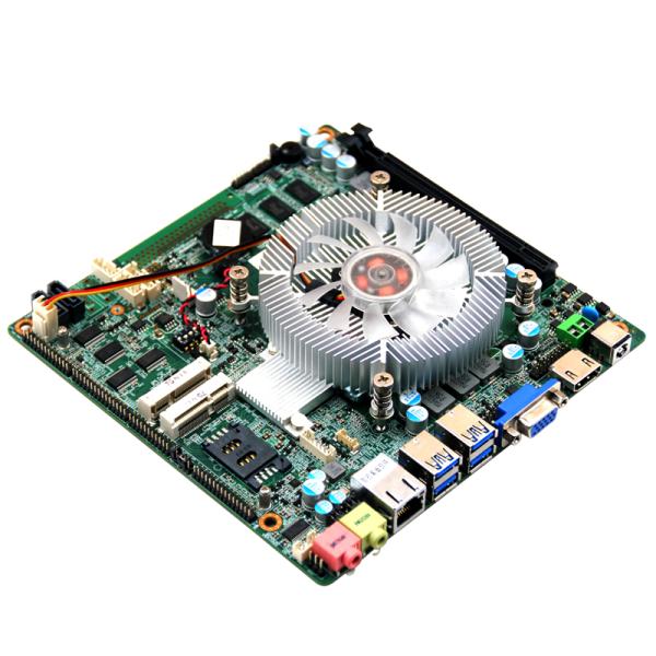 Haswell H81 Dual Core Processor Motherboard 6 Com With PCIE X16 GPIO