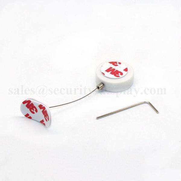 3M Adhesive Anti Theft Retractable Security Cable With ABS Shell