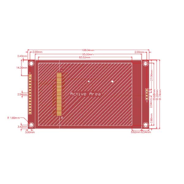 2.2 inch /2.4 inch /2.8 inch /3.2 inch /3.5 inch /4.0 inch SPI TFT LCD Module with PCB Board