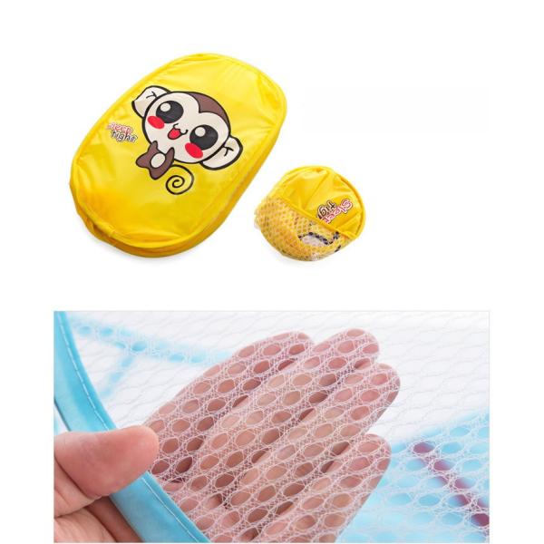 Nylon Woven Foldable Laundry Basket Mesh Pop Up Hamper