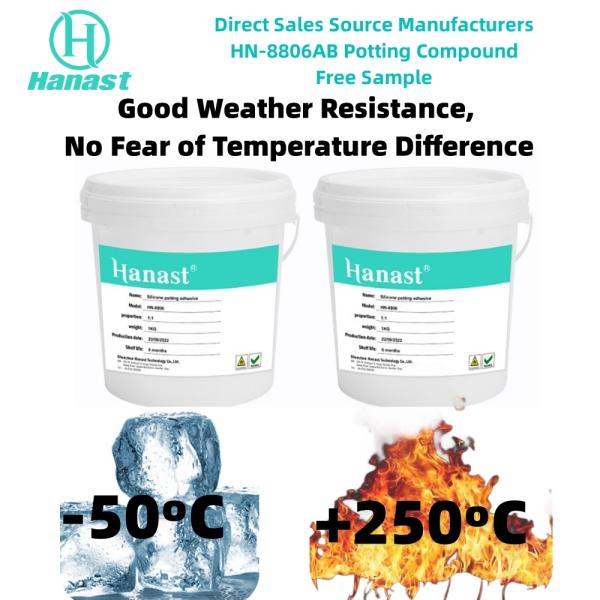 Deep Curing Potting Silicone HN-8806A/B | Low Shrinkage, RoHS Compliant for Electronics