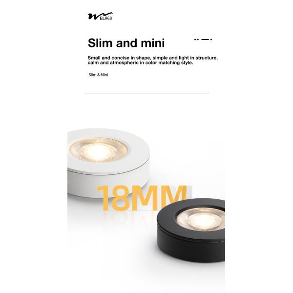 Smart Home Lighting Waterproof Adjustable Anti Glare LED Open Tube Type Spotlight