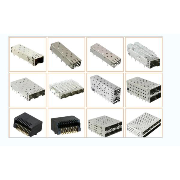 320pin Female SFP Connector 2x8 Ports Press-Fit Stackable