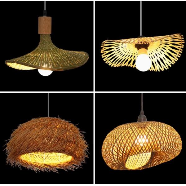 Bamboo Chandelier For Project Rattan Chandelier Retro Art Homestay Tea Room Living Room Bar Rattan Lamp