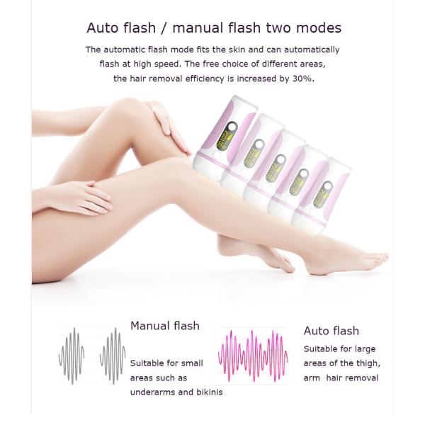 Professional IPL Hair Removal Machine 500000 Flash Pulsed 5 Speed Adjustable