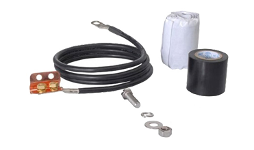 Cell Site Copper Coaxial Cable Grounding Kit For 1 / 2 ″ 7 / 8 ″ Coaxial Cable