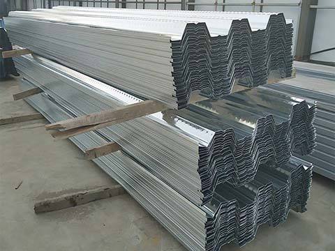 Corrugated Floor Decking Sheet Durable Stainless Steel Metal Building Material