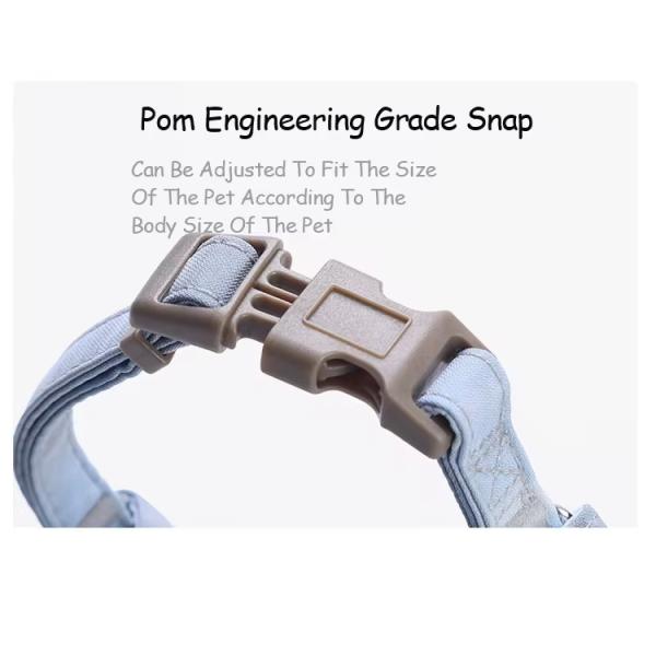 Dog Collar Harness And Leash Set Reflective Adjustable Cat Harness And Leash Set