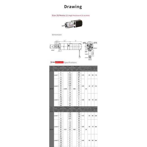 57*55/ 57*76mm Motor Length Nema 23 Geared Stepper Motor with Planetary Gear Motors