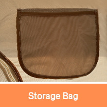 storage bag inside the air tent
