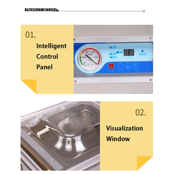 Stable Operation Industrial Food Vacuum Sealer Energy Saving With High Speed