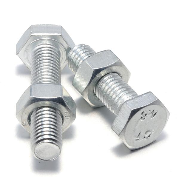 ISO9001 Certified Strength Galvanized Steel Hex Bolt DIN933 for Aerospace Applications