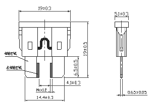 Low Voltage Automotive Blade Fuse For Cars Trucks UL Certified