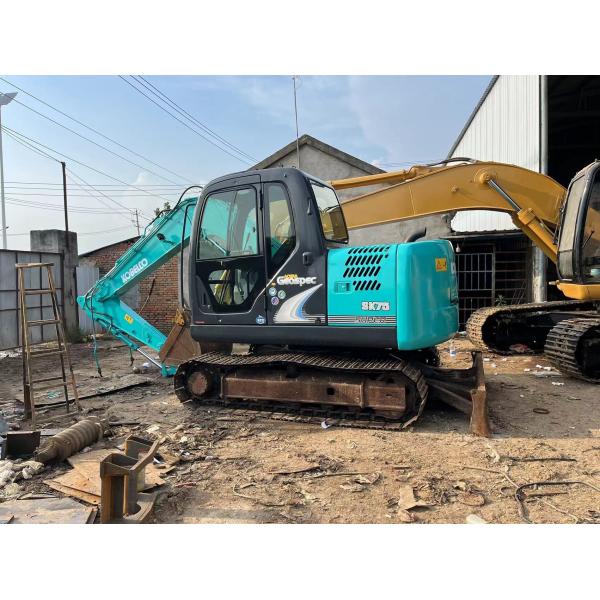 KOBELCO SK75 Used Crawler Excavator 7.5 Ton 41KW Power With Good Condition