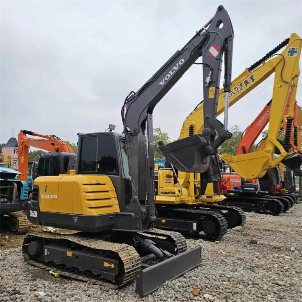 Ec60d Used Volvo Excavator Small 6 Ton Excavator Power Trowel