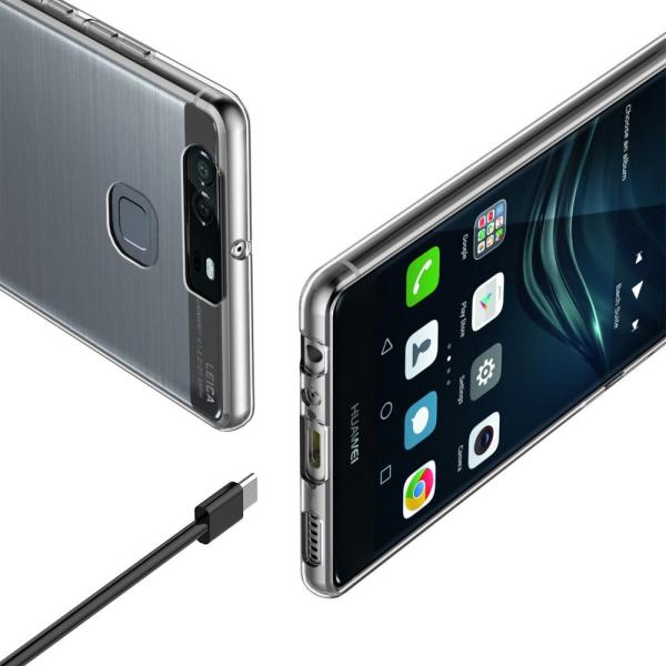 For Huawei P9 Flexible TPU Phone Case Cover Clear Ultra Slim Case Transparent Soft Back Cover